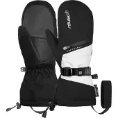 Reusch - Moufles de ski chauds et imperméables - Demi R-TEX XT Mitten Black/White pour Femme - Taille 7 - Noir