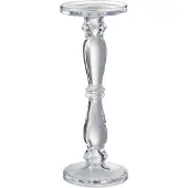 J-Line Chandelier/bougeoir leti verre transparent large