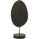 J-Line Head Flat on Foot Poly Black Large