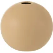 J-Line Vase boule ceramique beige medium