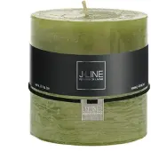 J-Line Bougie cylindre herbe -64h