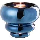 J-Line Photophore/vase julia verre bleu