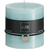 J-Line Bougie cylind aqua cl -64h