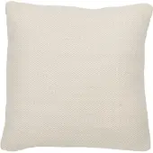 Jline Coussin tissé laine crème small