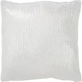 J-Line Coussin metallic poly argent
