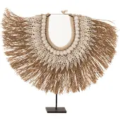 J-Line Collier+pied dora coquillages/zostere blanc small