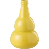 J-Line Vase cocoon glass yellow