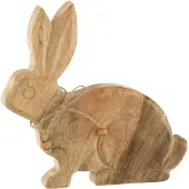 J-Line Noeud - Bois de manguier - Naturel - Medium