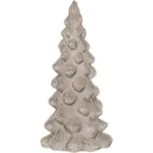 Jline Sapin decoratif givre verre gris small