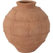 J-Line Vase kaia rond terracotta