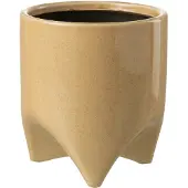 J-Line Cachepot helia ceramique vert medium