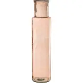Jline Vase cylindre verre rose clair large