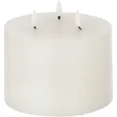 Jline Bougie led 3 flames blanc medium