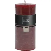 J-Line Bougie cylindre cerise l -52h
