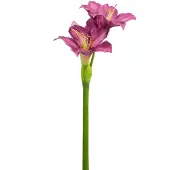 J-Line Amaryllis plastique violet 86 cm