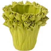 J-Line Vase ambrosia ceramique vert small