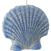 J-Line Bougie coquilalge cire bleu large - 8 heures