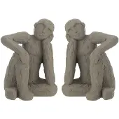 J-Line S/2 serre_livre assis ciment gris large