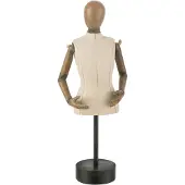 J-Line Buste poly beige/brun small