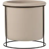 J-Line Cachepot suspendu ciment taupe small
