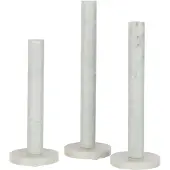J-Line Set 3 photophore marbre blanc