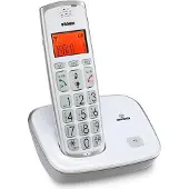 Brondi Téléphone DECT Bravo Gold avec identification de l'appelant Blanc