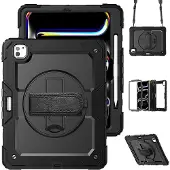 Just in Case Full Body Shockproof Case Apple Ipad Pro 13 2025 / 2024 - Noirart