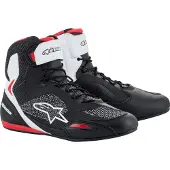 Alpinestars Chaussures Faster-3 Rideknit Black White Red
