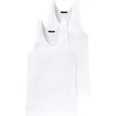 Schiesser Maillot de corps ' 2-Pack Authentic ' blanc