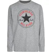 Converse T-Shirt gris / rouge / noir