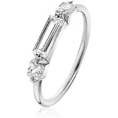 Zinzi Bague en argent avec zircone