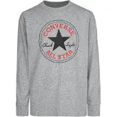 Converse T-Shirt gris chiné / rouge / noir