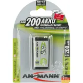Ansmann 5035342 1 maxE Batterie NiMH 9V bloc 200 mAh 5035342