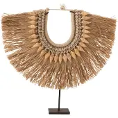 J-Line Collier+pied dora coquillages/zostere beige small