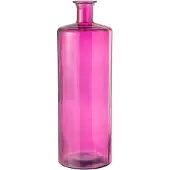 J-Line Vase bottle glass pink large
