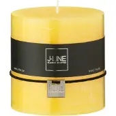 J-Line Bougie cylindrique jaune 64h