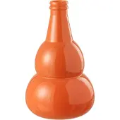 J-Line Vase cocoon glass orange