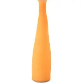 J-Line Vase bottle glass neon orange small
