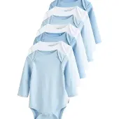 Next Barboteuse / body bleu / blanc