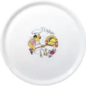 Hendi Assiette à pizza Traditional, Blanc, 330mm
