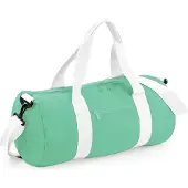Bagbase BG140 | Original Barrel Bag / Travel bag | 50 x 25 x 25 cm - Colour : Vert Menthe/Blanc - Taille : 50 x 25 x 25 cm