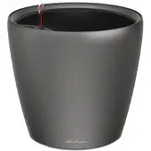 Lechuza Jardinière Classico 28 LS ALL-IN-ONE Charbon métallique 16043