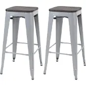 Mendler Tabouret de bar -A73 (lot de 2)