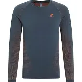 Odlo Performance Warm Eco Long Sleeve Base Layer Bleu S Homme