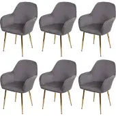 MCW Chaise de salle à manger -F18 (lot de 6)