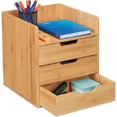 Relaxdays Organisateur de bureau