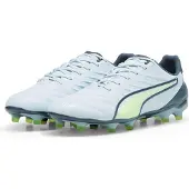 Puma King Pro FG/AG Fußballschuhe Unisex frosted dew fizzy apple grau Gr 45