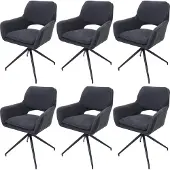 MCW Chaise de salle à manger -N74 (lot de 6)