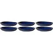 Villeroy & boch Assiette Villeroy & Boch Lave Bleu Plat 27,5 cm (Lot de 6)