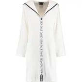 Cawö Peignoir Cawö 3101 Uni Rits Women Blanc-XL